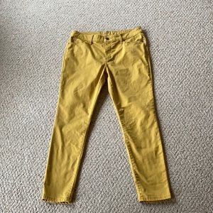 Mustard color skinny jeans women’s size 12